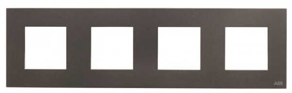 Zenit plaque de finition 4x2 modules anthracite