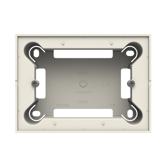 Zenit support saillie 3 modules blanc