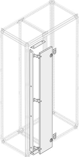 Contre-porte gaine a cable int. ip30 h=1800mm l=200mm (x1)