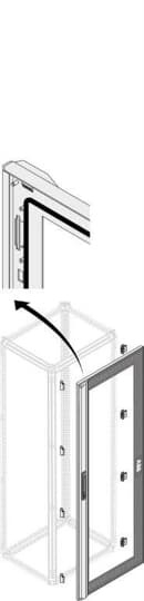 Porte ip65 transparente 12 mod h=1800mm l=800mm (x1)