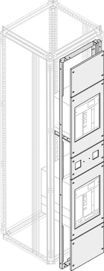 Montage 2 emax2-support plastron h=2000mm l=400mm (x1)