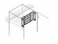 Frontal busbars segregation no int. up. h=200mm w=300mm