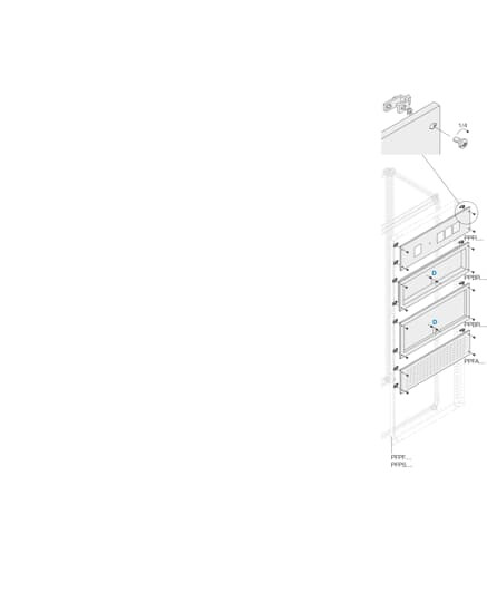 Plastron plein embouti h=200mm l=800mm (x1)