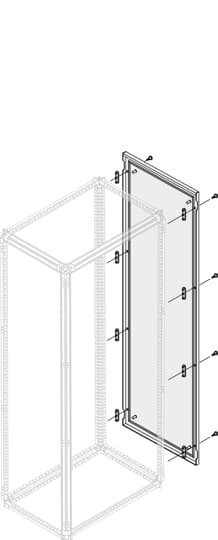 Panneau latéral plein ip65 h=1800mm p=900mm (x1)