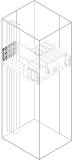 Rear vert.segr. busbars si de rear int.up. h=200mm w=600mm