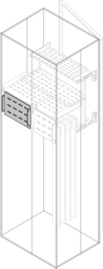 Rear vert.segr. outputs si de rear int.up. h=200mm w=800mm