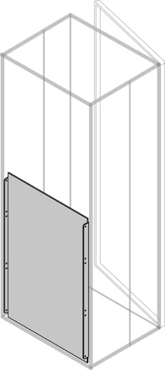 Rear vert.segr. full-width no rear int.up. h=700mm w=600mm