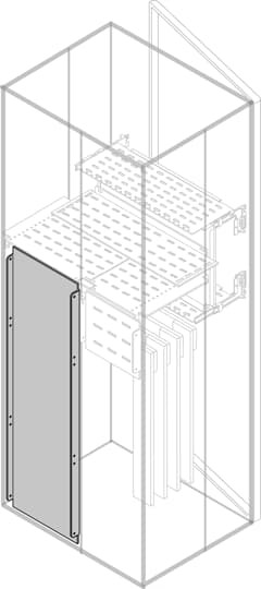 Rear vert.segr. outputs si de rear int.up. h=700mm w=600mm