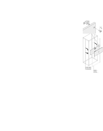 Kit vert. xt1 4p+diff fixe h=300mm l=400mm