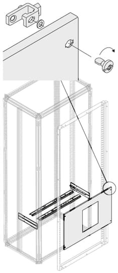 Kit vert. e2.2 3/4p fixe int. h=600mm l=800mm