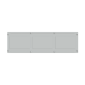 Spee- passe-câble métallique l600mm fermé avec prédécoupage pour passe-câbles tz