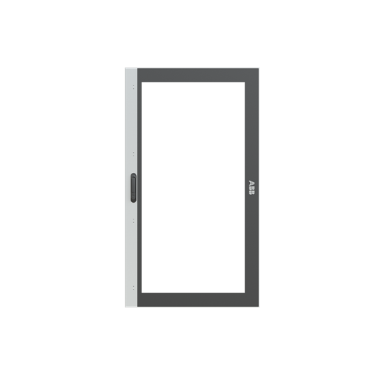 Spee-l/m porte transparente l800xh1400 mm- ip55-3 points de fermeture - ik07