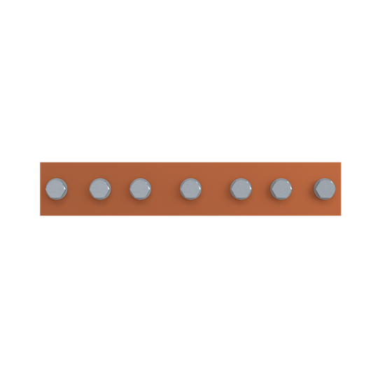 Spee combi- jeu de barres plat fileté horizontal 40x10-l400