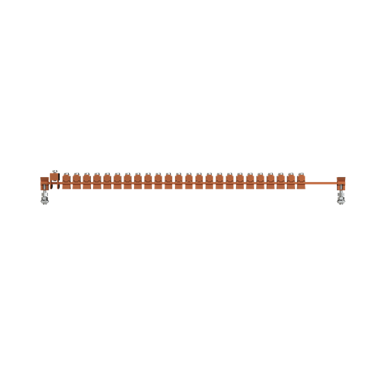 Spee combi- jeu de barres plat cu 12x4 + connecteurs-l600