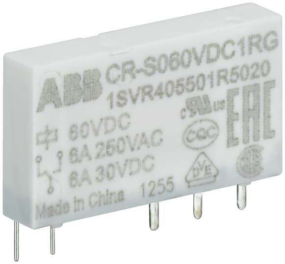 Mini relais 12vdc 1rt 250v 6a