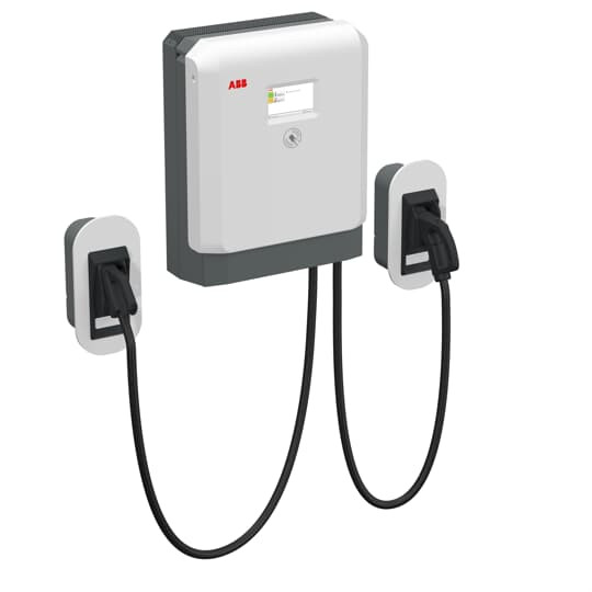 Prise de Recharge 24 kW Triphasé Terra DC Wallbox ABB – CCS avec CHAdeMO – Câble de 7 m – CEM Classe B – Ecran 7’’ – Lecteur RFID