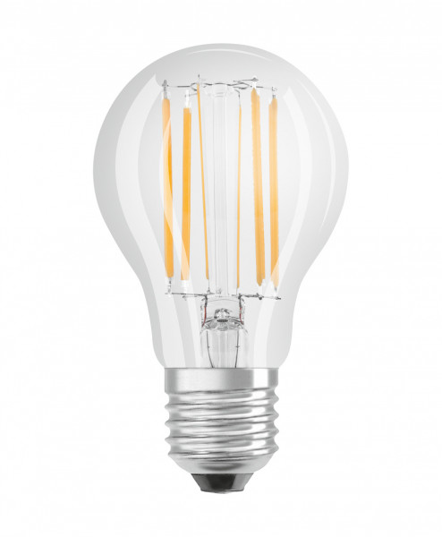 Led val classic a75 ver fil cl 7,5w 827 e27 1055lm osram