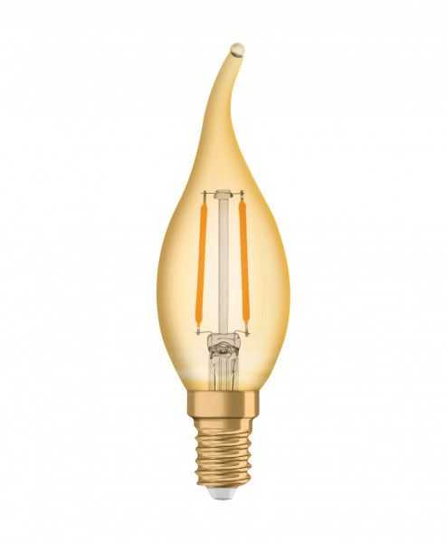 Osram led 1906 clba12 fil gold e14 1,5w 120lm