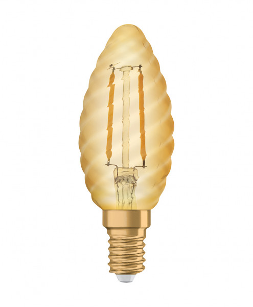 Osram led 1906 clbw12 fil gold e14 1,5w 120lm