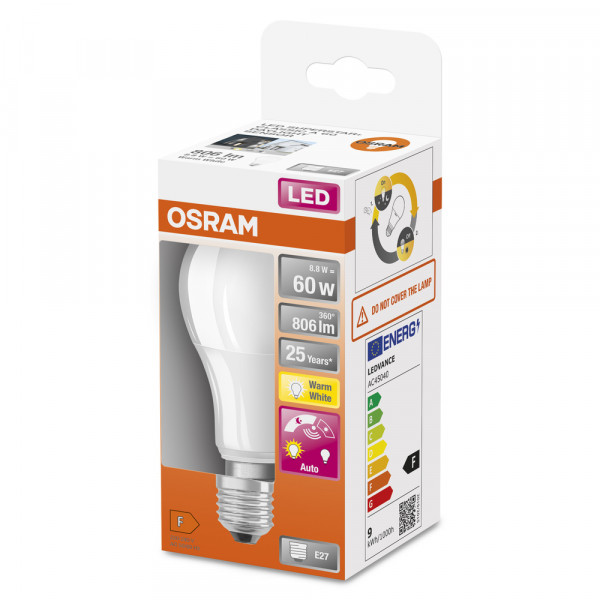 Led star+ cl a dsfr 60 non-dim  9w/827 e27