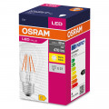 Led val classic a40 ver fil claire 4w 827 e27 470lm osram