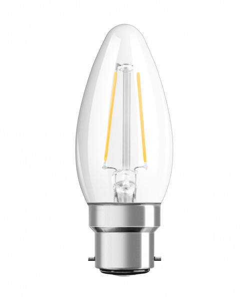 Led star cl b  fil 25 non-dim  2,5w/827 b22d