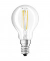 Led superstar+ sphérique clair filament variable 3,4w=40 e14 chaud