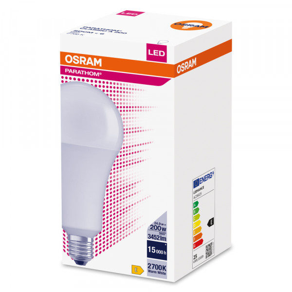 Osram led cla200 dépolie 827 e27 24,9w 3452lm