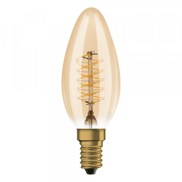 Led 1906 dim clb25 fil spiral gold 822 e14 3,4w 250lm 300° osram