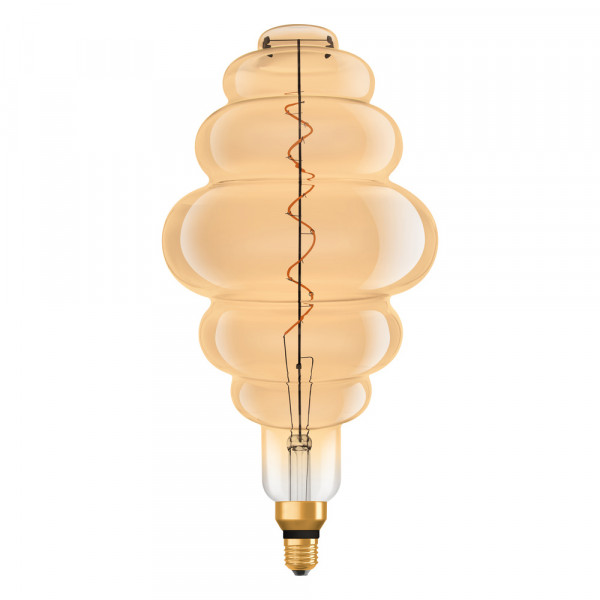 Led 1906 dim nid 33 fil spiral gold 822 e27 4,8w 360lm 300° osram