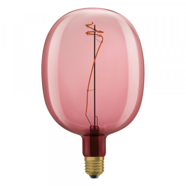 Led 1906 dim ballon rose 15 fil spiral e27 816 4,5w 150lm 320° osram