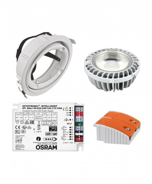 Kit-cn111-cob-da4300-840-40d-g1 osram kit prevaled® coin 111 dali 