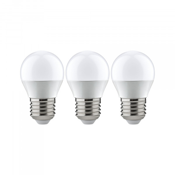 Paulmann sphérique led pack 3x 3,5w e27