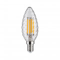 Flamme led torsadée 450lm e14 4,7w clair 2700k 230v