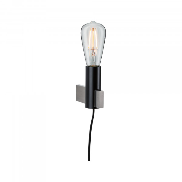 Applique neordic aik max.1x20w e27 noir 230v métal