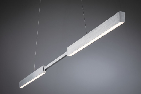 Suspension aptare zb grad led 1x18w alu brossé 230 v, métal