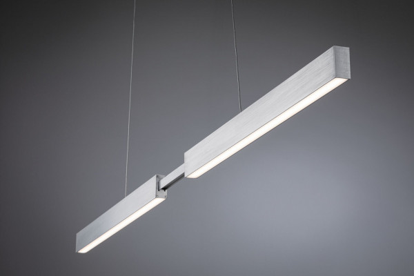 Suspension aptare zb grad led 1x18w alu brossé 230 v, métal