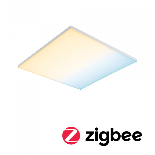 Applique velora panneau led zb tunw 595x595mm 19,5w blanc dépoli 230v métal