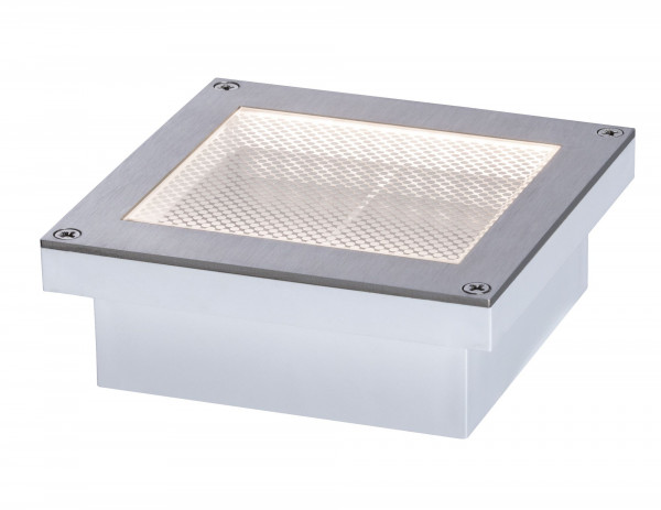 Encastré de sol extérieur solar aron ip67 3000k détecteur de mouv métal 5/40lm 10*10cm