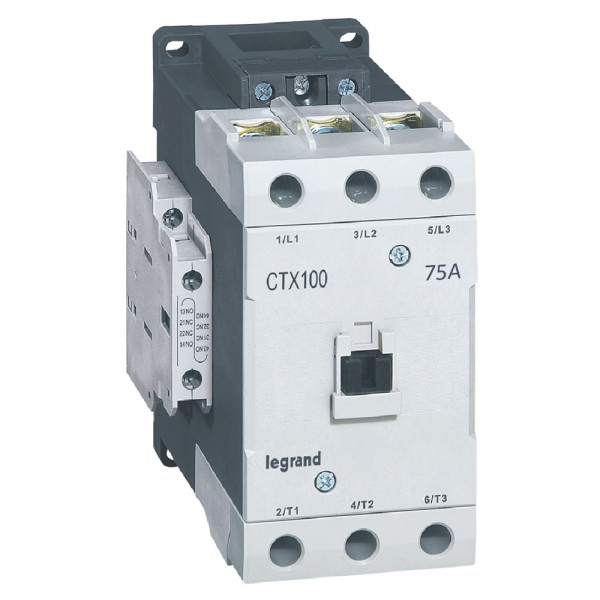 Contacteur de puissance Ctx 3p 75a 2no2nc 24v ac