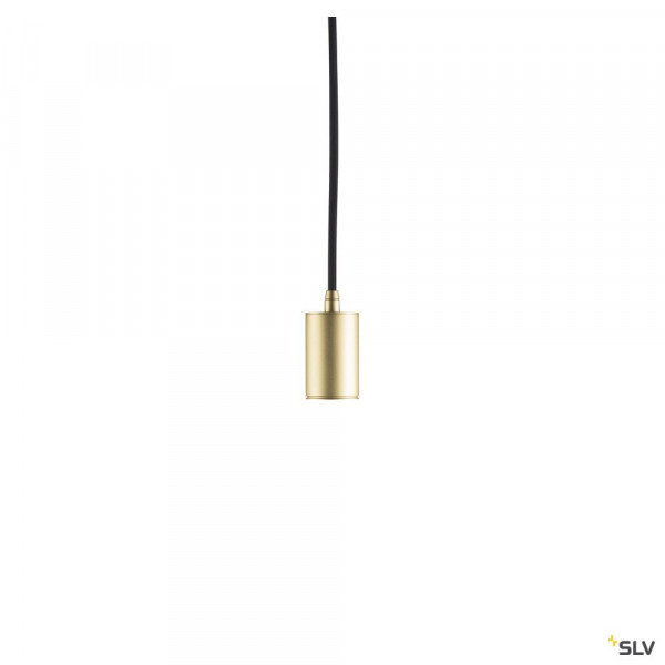 Fitu, suspension intérieure, hauteur 9,1 cm, laiton, e27, 60w max, câble nu sans patère de 5m