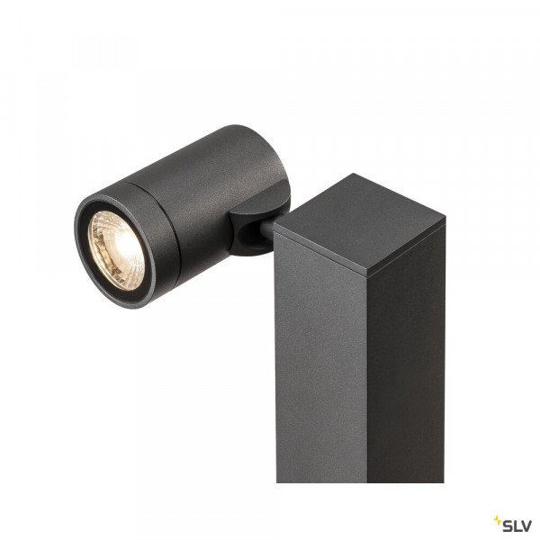 Helia, borne extérieure, double, anthracite, led, 16w, 3000k, ip55, variable triac