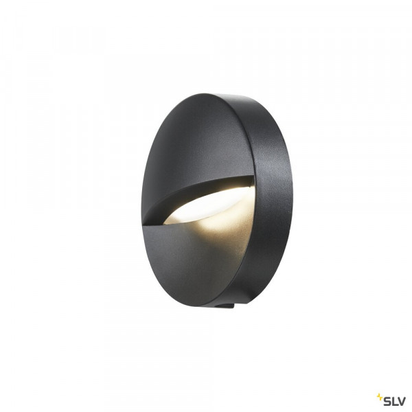 Downunder out, applique extérieure, rond, anthracite, led, 4,5w, 3000k/4000k, ip65