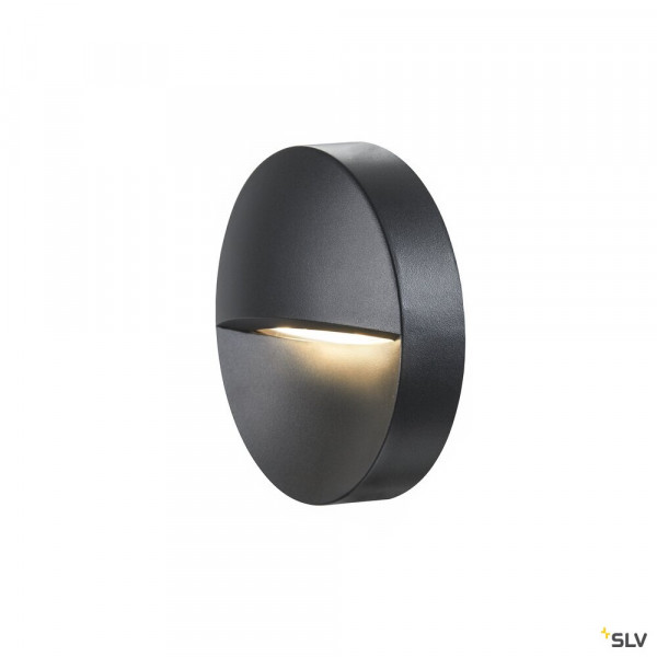 Downunder out, applique extérieure, rond, anthracite, led, 4,5w, 3000k/4000k, ip65