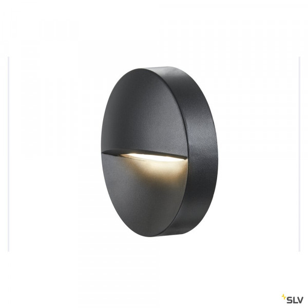 Downunder out, applique extérieure, rond, anthracite, led, 4,5w, 3000k/4000k, ip65