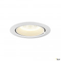 Gimble in 150, encastré de plafond intérieur, blanc mat, led, 25,5w, 4000k