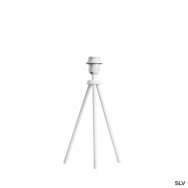 Fenda, lampe à poser intérieure, trépied, blanc, e27, 40w max, sans abat-jour