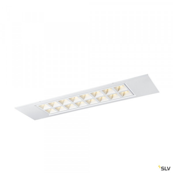 Pavano, encastré de plafond intérieur, 300x1200mm, ugr<19, led, 25w, 4000k