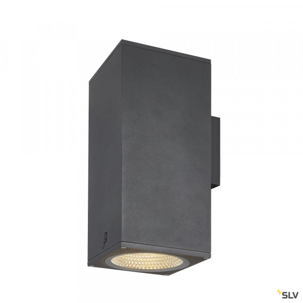 Enola, applique extérieure, carré, l, anthracite, led, 53w, 3000k/4000k, ip65, up/down