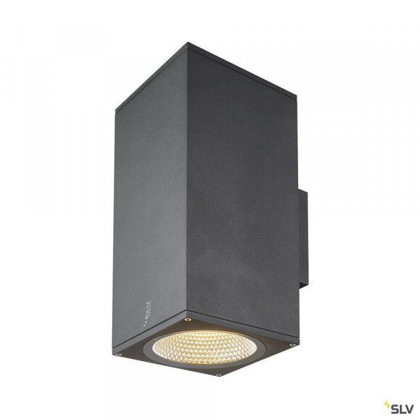 Enola, applique extérieure, carré, l, anthracite, led, 53w, 3000k/4000k, ip65, up/down